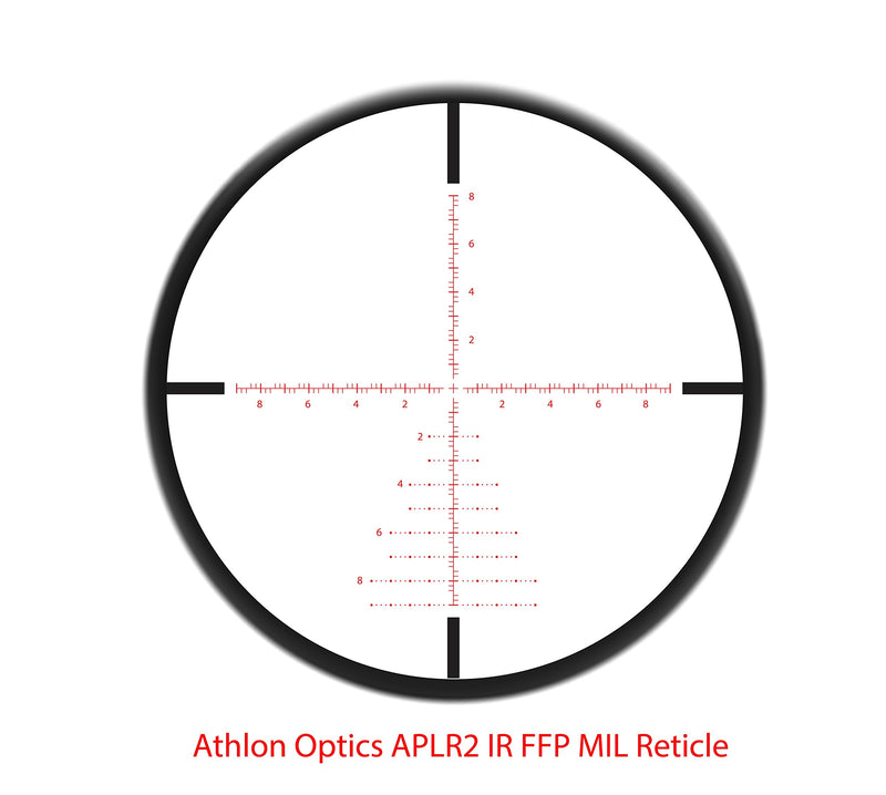 Athlon Optics Talos BTR Rifle Scope 30mm Tube 4-14x44mm APLR2 FFP IR MIL 215028