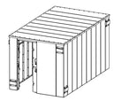 Swisher ESP Safety Shelter for 25 People Gray