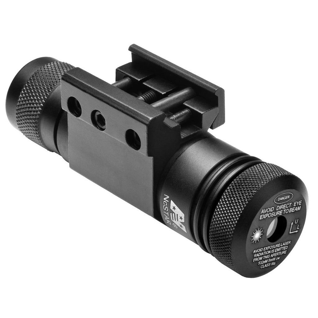 NcSTAR Green and Red Laser Sight with Picatinny Rail Mount APXLRGB