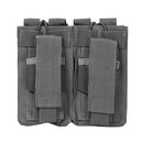 VISM by NcSTAR CVAR2MP2927U AR DOUBLE MAG POUCH/URBAN GRAY