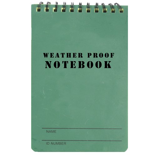 Fox Tactical Military Style Weatherproof Notebook (3" x 5")