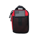VISM by NcSTAR MOLLE UTILITY POUCH WITH U.S. PATCH RED