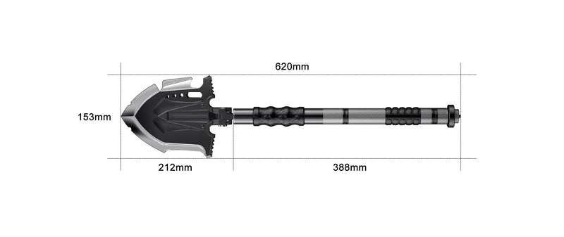 dimensions Zune Lotoo Annihilate F-A3 Multi Tool Survival Shovel