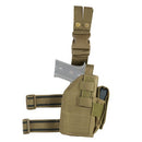 VISM by NcSTAR CVDLHOL2954T DROP LEG UNIVERSAL HOLSTER/ TAN
