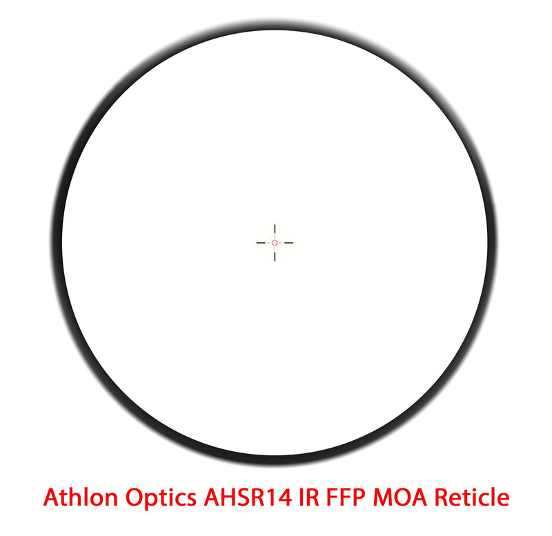 Athlon Optics Argos BTR Rifle Scope 30mm Tube 1-4x24mm FFP AHSR 14 IR MOA 214053