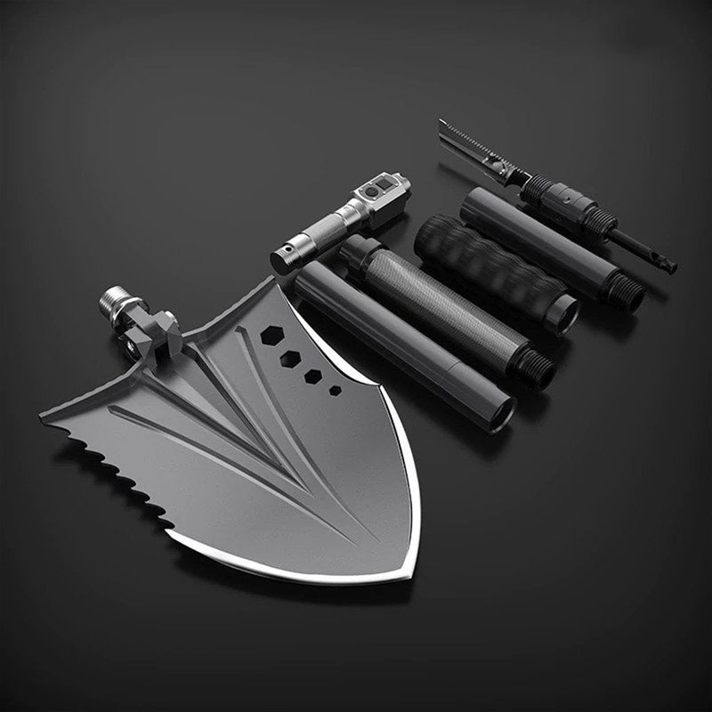Zune Lotoo Crotalus Multi Tool Shovel disassembled 