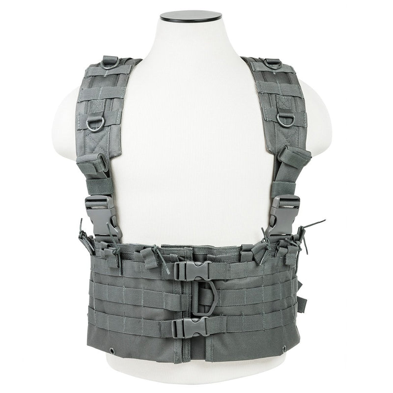 VISM by NcSTAR CVARCR2922U AR CHEST RIG/URBAN GRAY