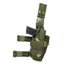 VISM by NcSTAR CVDLHOL2955WC DROP LEG TACTICAL HOLSTER/ WOODLAND CAMO