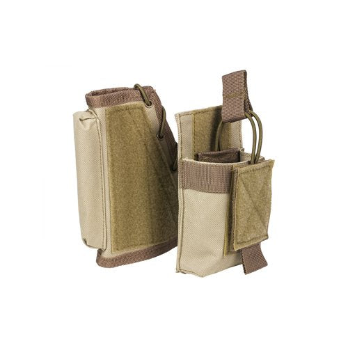 VISM by NcSTAR CVSRMP2925T STOCK RISER WITH MAG POUCH/TAN