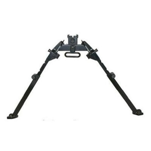 NcSTAR ABUQNL Bipod with Weaver Quick Release Mount and Universal Barrel Adapter and Notched Legs