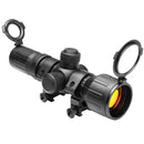 NcSTAR SEECR3942R RUBBER ARMORED COMPACT SERIES 3-9X42 RED & GREEN ILL. RUBBER SCOPE/RINGS/RUBY LENS