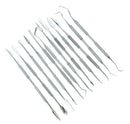 SE DD312 12-Piece Stainless Steel Wax Carvers Set