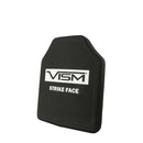 VISM LEVEL III  BNIJPC1012 NIJ CERTIFIED PE SHOOTERS CUT 10"X12" HARD BALLISTIC PLATE