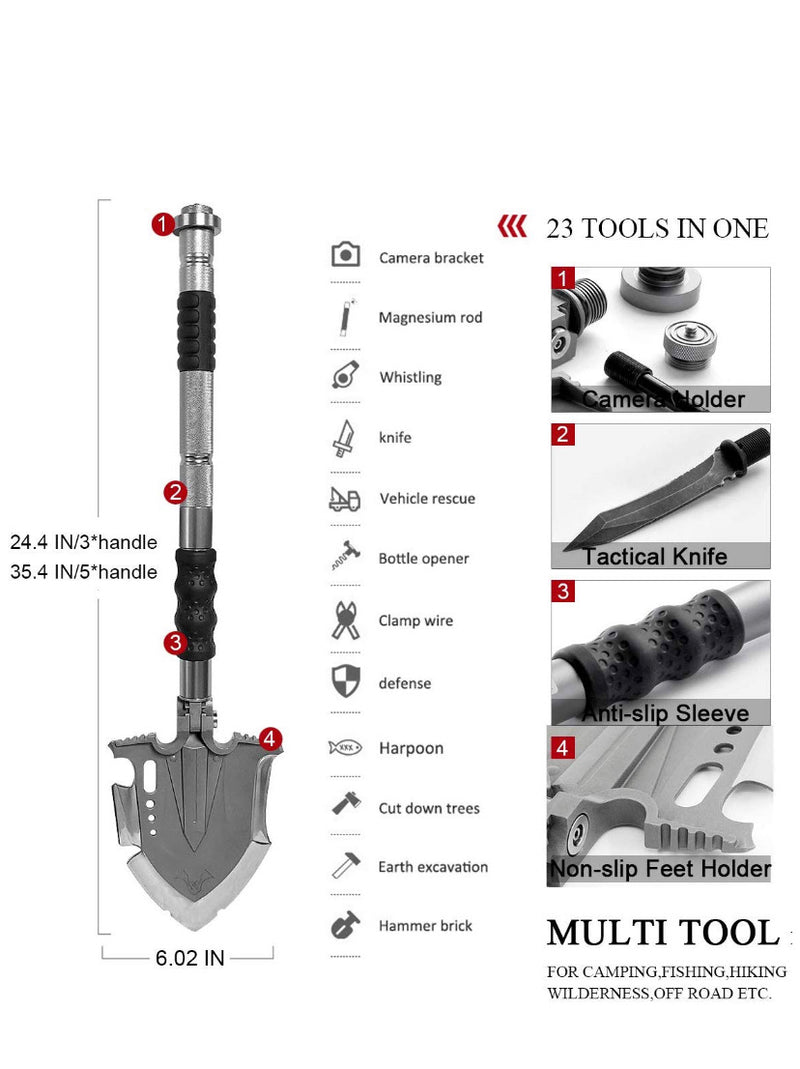 features Zune Lotoo Annihilate F-A3 Multi Tool Survival Shovel