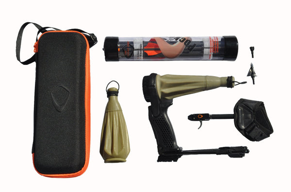 The Pocket Shot Pro Arrow Kit with Case, Take Down Arrows, and Tips