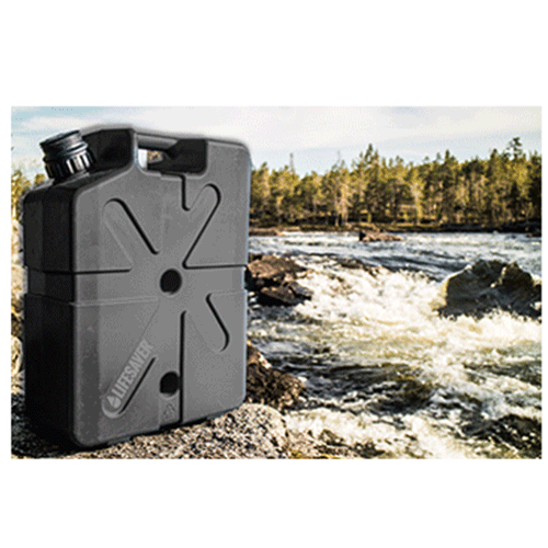 LifeSaver Jerrycan 20000 Liter 5 Gallon Water Purification System Black