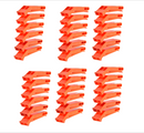 SE WH36 36 Pack Orange Floating Whistles with Clip